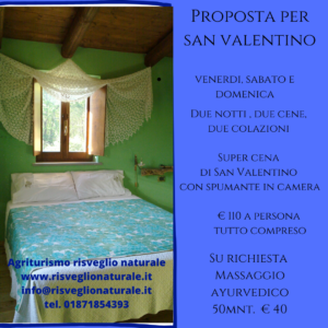 Agriturismo risveglio naturale www.risveglionaturale.it info@risveglionaturale.it tel. 01871854393(3) promozione san valentino 2021